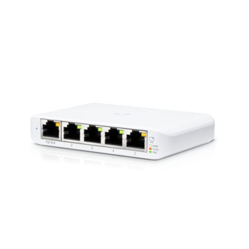 77966853_8393195569.jpg Ubiquiti USW-FLEX-MINI Managed, UniFi, Layer 2 Gigabit Switch - 1x PoE Input
