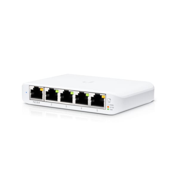 Ubiquiti USW-FLEX-MINI Managed, UniFi, Layer 2 Gigabit Switch - 1x PoE Input