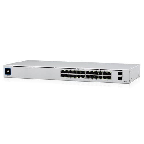 78469078_2002276937.jpg Ubiquiti USW-24-POE-AU, UniFi 24 port Managed Gigabit Switch, 16x PoE+ Ports, 8x Gigabit Ethernet Ports, with 2xSFP, 120W, Touch Display, Fanless