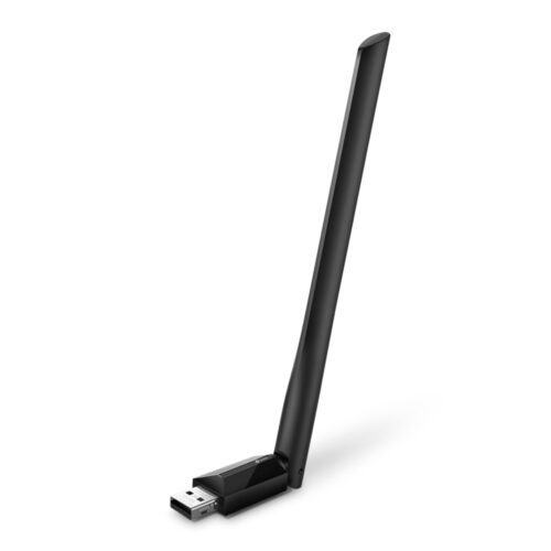 79344019_5175845591.jpg TP-Link Archer T2U Plus AC600 High Gain Wi-Fi Dual Band USB Adapter,433Mbps at 5GHz + 200Mbps at 2.4GHz, USB 2.0, 1 high gain antenna
