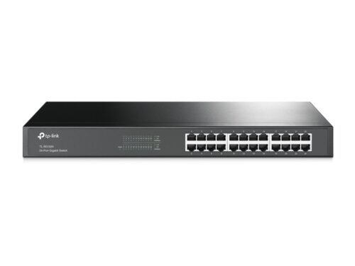 TP-Link TL-SG1024, 24-Port Gigabit Switch,19" Rack-Mountable Steel case, 1U