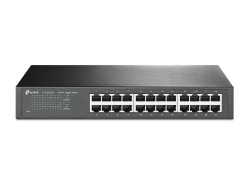 P-Link TL-SG1024D 24-Port Gigabit Desktop/Rackmount Unmanaged Switch energy-efficient Supports MAC Plug & play 48Gbps Switching Capacity
