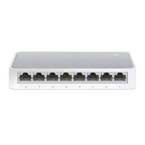 79344158_3443912562.jpg TP-Link TL-SF1008D, 8-port 10/100M Mini Desktop Switch, 8 10/100M RJ45 Ports, Plastic Case