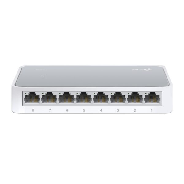 79344158_3443912562.jpg TP-Link TL-SF1008D, 8-port 10/100M Mini Desktop Switch, 8 10/100M RJ45 Ports, Plastic Case