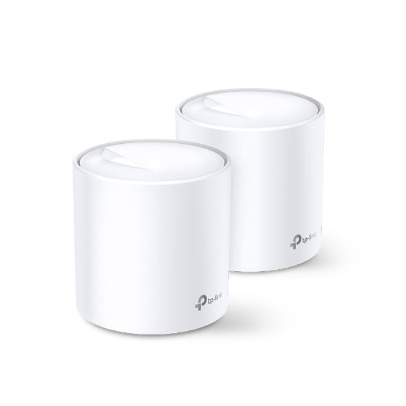 TP-Link Deco X20(2-pack), AX1800 Whole Home Mesh Wireless AX System, Dual-Band, Up To 370 sqm Coverage, 2x LAN/WAN Gigabit Ethernet Ports, OFDMA, MU-MIMO