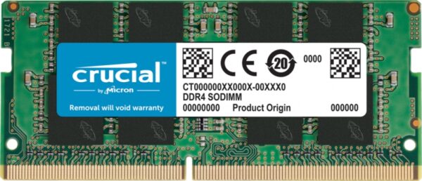 Crucial CT8G4SFRA32A, SODIMM, DDR4 8GB(1x8GB) 3200MHz, CL22, 1.2V