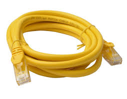 8ware PL6A-5YEL, Cat 6a UTP Ethernet CABLE, Yellow, 5m