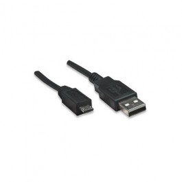 8ware UC-2002AUB, USB 2.0 CABLE Type A to Micro-USB B M/M, 2m, Black