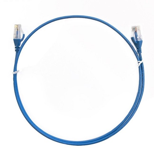 8ware CAT6THINBL-5M, CAT6 Ultra Thin Slim Cable, Ethernet Network LAN UTP Patch Cord 26AWG, 5m