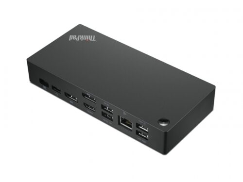 Lenovo 40AY0090AU, ThinkPad Universal USB-C Dock, 90W, HDMI 4k- 3840X2160, 2xDP, 3xUSB3.1, 2xUSB2.0, 1xUSB-C, Gigabit Ethernet