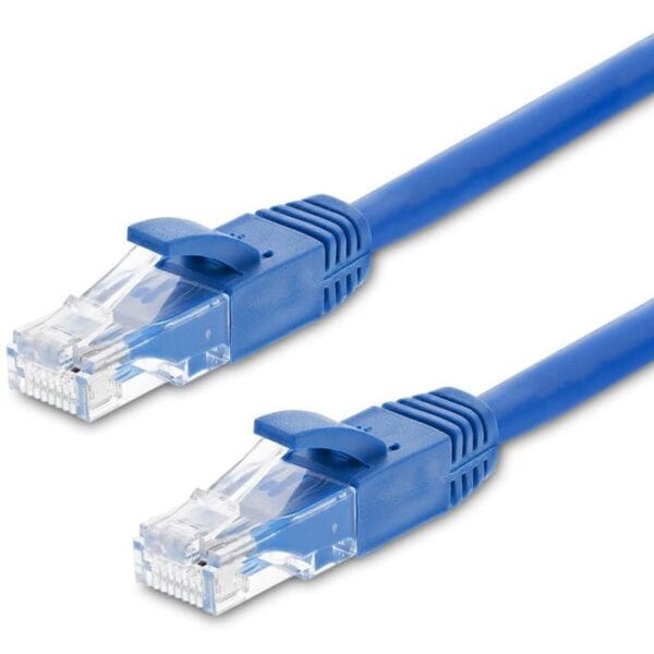 Astrotek AT-RJ45BLU6-025M, CAT6 Cable 0.25m / 25cm - Blue Color Premium RJ45 Ethernet Network LAN UTP Patch Cord 26AWG-CCA PVC Jacket
