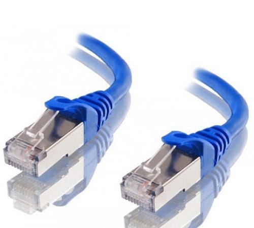 Astrotek AT-RJ45BLUF6A-1M, CAT6A Shielded Ethernet Cable 1m Blue Color 10GbE RJ45 Network LAN Patch Lead S/FTP LSZH Cord 26AWG