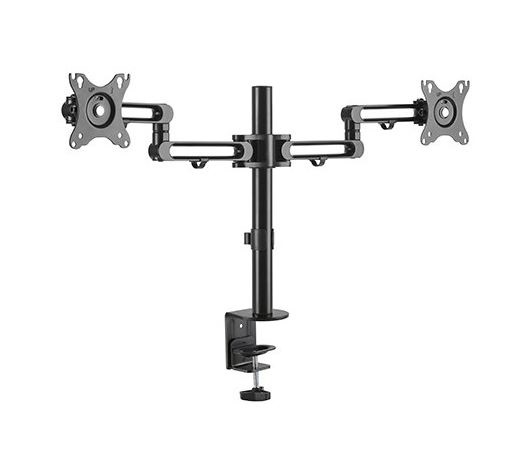 Brateck Dual Monitor Premium Aluminum Articulating Monitor Arm for 17"-32", LDT30-C024