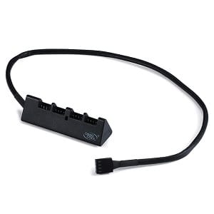 Deepcool DP-F04PWM-HUB, FH-04, 4 Ports Fan Hub, Supports 3- and 4-pin fans