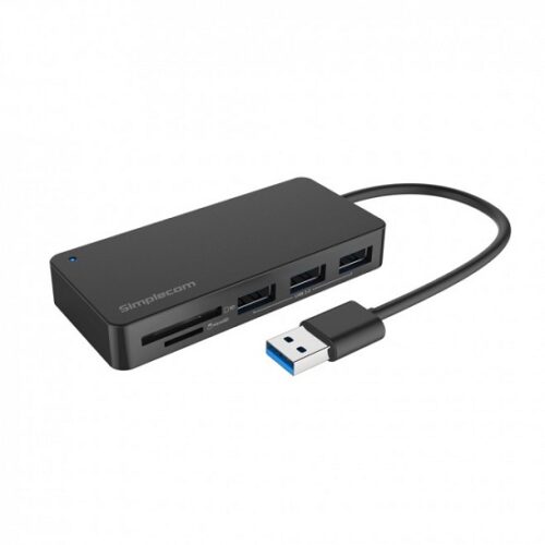 SMP-UHB-3P-USB3-DUAL-SDMICROSD-CARDREADER.jpg Simplecom CH368, 3 Port USB 3.0 Hub with Dual Slot SD MicroSD Card Reader