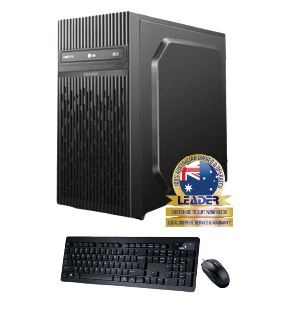 Leader Visionary 558 Desktop, Intel i5-12400 CPU, 16GB DDR5, 500GB M.2 NVMe SSD, 450W PSU, B760 Chipset, Windows 11 Home