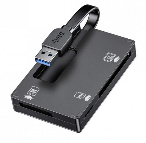 smp-acc-usb3-cardreader-cr309.jpg Simplecom CR309 3-Slot SuperSpeed USB 3.0 Card Reader with Card Storage Case