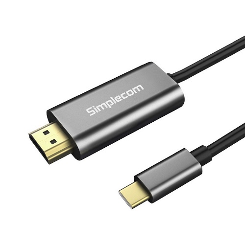 smp-cab-usbc-f-m-hdmi-18m.jpg Simplecom DA321, 1.8M (6ft), USB Type-C to HDMI Cable