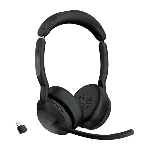 Jabra 25599‑999‑899, Evolve2 55 MS Stereo Headset, USB‑C, Bluetooth, 2 Year Warranty