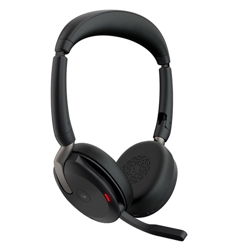 Jabra 26699 999 989, Evolve2 65 Flex MS Stereo Headset with Charging Stand, USB A, Bluetooth, 2 Year Warranty