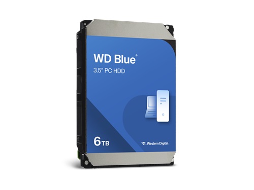 01722903097.jpg Western Digital WD60EZAX, WD Blue 6TB 3.5" HDD SATA 6Gb/s 5400RPM 256MB Cache CMR Tech, 2 Year Warranty