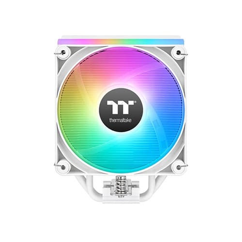 Thermaltake CL-P137-AL12SW-A, ASTRIA 200 ARGB Sync CPU Cooler, Fan Size: 120mm, PWM: 500-1800 RPM, Air Flow: 65 CFM, Single Fan, White, Intel Socket LGA 2066, 2011, 1851, 1700, 1200, 1156, 1155, 1151, 1150, 1150_x000B, AMD AM5, AM4