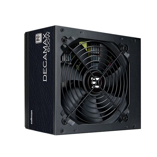 Zalman ZM600-LX3, Decamax, 600W, 80 Plus, Non Modular, Fan: 120mm, ATX, MTBF: 100,000 Hours