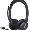 Yealink BH70-D-Teams-C/A, Microsoft Teams Certified Stereo Bluetooth Headset, Dual, USB-C/A, On-Ear Design, 3-Mic Noise Cancellation, Black