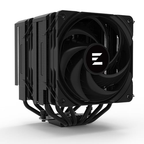 Zalman CNPS14X DUO BLACK, CPU Air Cooler, PWM, Size: 2x120mm, Socket: Intel : LGA1851/1700 / 1200 / 115X AMD : AM5 / AM4 / AM3