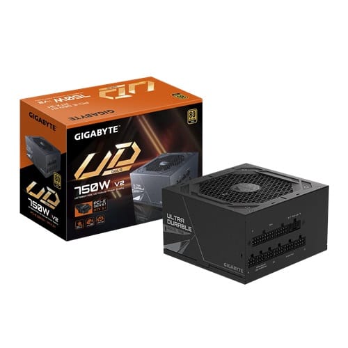 Gigabyte GP-UD750GM PG5 V2, 750 Watt, 80 Plus Gold, Fully Modular, Fan: 120mm, ATX, MTBF: 100,000 Hours