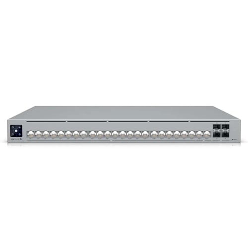 01758524914.jpg Ubiquiti USW-PRO-HD-24-POE, Pro HD 24 PoE, Professional-grade, Layer 3 Ether lighting Switch, (2) 10 GbE PoE++, (22) 2.5 GbE PoE++, (4) 10G SFP+ Ports