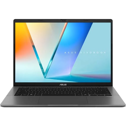 Asus M3407HA-SF062W, Vivobook S14, 14" WUXGA Screen (IR-Webcam), AMD Ryzen 7-260, 16GB DDR5 RAM, 1TB NVMe SSD, Wireless AX+Bluetooth, Windows 11 Home, Matte Gray