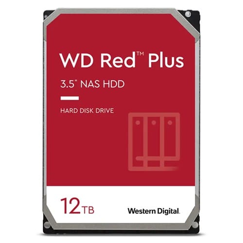 01761011918.jpg Western Digital WD120EFGX, WD Red Plus NAS HDD, 12TB, 3.5", SATA3, 7200RPM, 180TBW, 256MB Cache, MTBF; 1,000,000 Hours, 8 Bays NASware 3.0 CMR Tech