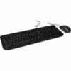 Incase APB-00018, Microsoft Wired Desktop 600 Keyboard & Mouse, QWERTY, USB Cable Keyboard, USB Cable Mouse, Optical, 800 dpi, Black