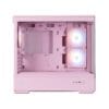 11766018360.jpg Zalman P30 PINK V2, Micro ATX, Mini Tower, Tempered Glass, Drive Bays: 2xCombo Bay (3.5“ or 2.5”), Expansion Slot: 5, Fan: 120mm, Motherboard Support mATX / Mini-ITX