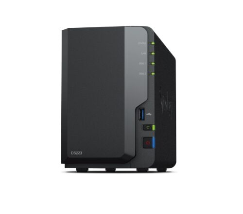 1674803592.jpg Synology DS223, DiskStation, 2 Bay, Realtek RTD1619B, 2GB DDR4 RAM, 1xGbE LAN, 3xUSB3.0, 2 Year Warranty