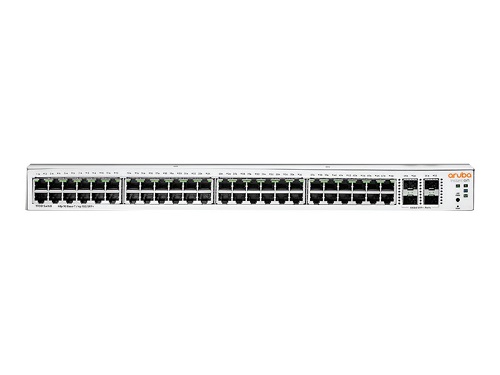 Hewlett Packard Enterprise Aruba JL686B, Instant On 1930 Smart Managed PoE Switch, 48x Gigabit RJ45 PoE+ Ports, 4x SFP+ Ports, PoE Budget: 370W, Limited Lifetime Warranty (Replaces JL686A)
