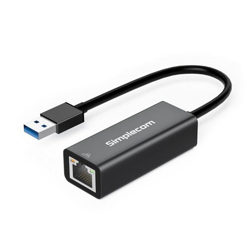Simplecom NU314, SuperSpeed USB-C to Gigabit Ethernet Network Adapter, Cable Length: 13cm, 1 Year Warranty