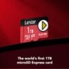 Lexar LMSXPS0001T-BNNNG, Play Pro, 1TB, MicroSD Express, Read Speed: up to 900MB/s, Write Speed: 600MB/s