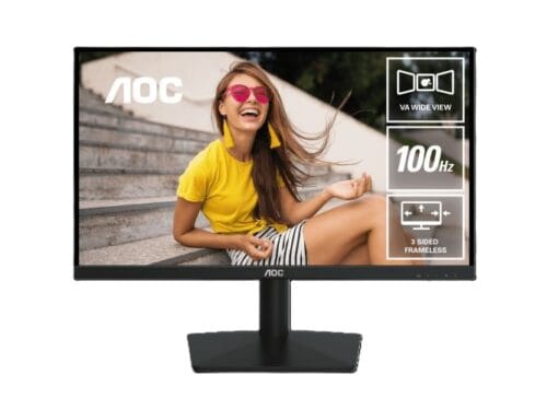 AOC 22B15HN, 21.45"100Hz 1920 × 1080 (FHD) VGA × 1 HDMI 1.4 × 1 AdaptiveSync 3-Sided Frameless Low Blue Mode, Office, POS, Business, Uni, Home Monitor