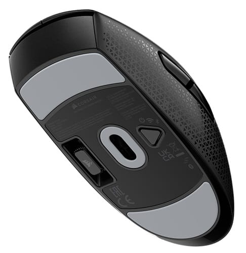 Corsair CH-931F000-AP, M55 Lightweight Wireless Gaming Mouse, Compact Symmetrical Shape, 24K DPI, 300 IPS, 6 Programmable Buttons, 2.4GHz SLIPSTREAM Wireless/Bluetooth Connectivity, Up to 400hrs Battery Life