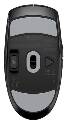 Corsair CH-931F000-AP, M55 Lightweight Wireless Gaming Mouse, Compact Symmetrical Shape, 24K DPI, 300 IPS, 6 Programmable Buttons, 2.4GHz SLIPSTREAM Wireless/Bluetooth Connectivity, Up to 400hrs Battery Life