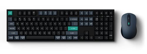 Keychron KBKCKCBD2, B36 Silent Keyboard and BM25 Silent Mouse Wireless Combo, Keyboard: 100% Full Key Layout, Tri-mode (2.4GHz/5.2/Wired USB-C), Up to 320Hrs Battery Life, Mac/Windows Switch, Mouse: 400-2400 DPI, PAW3212 Sensor, Tri-mode (2.4GHz/BT 5.2/Wired USB-C), Up to 98Hrs Battery Life, PTFE Mouse feet