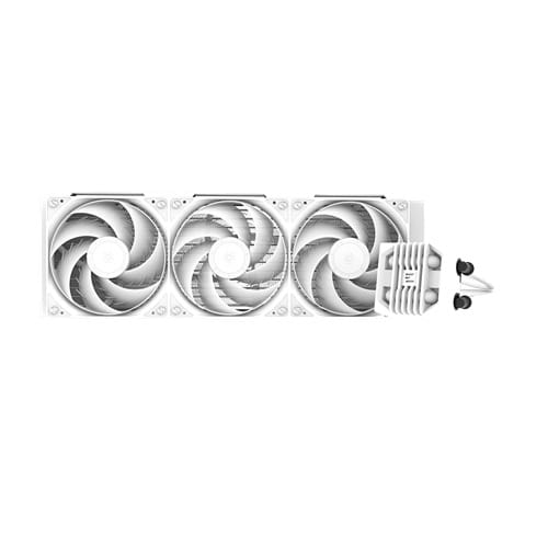 Zalman ALPHA2 SE A36 White, CPU Liquid Cooler, Addressable RGB fan with PWM control, Radiator: 360mm, Fan Size: 120mm, Noise Level: 29.7dB(A), Pack of Three, Compatible: Intel : LGA 1851/1700/1200/115X AMD : AM5/AM4