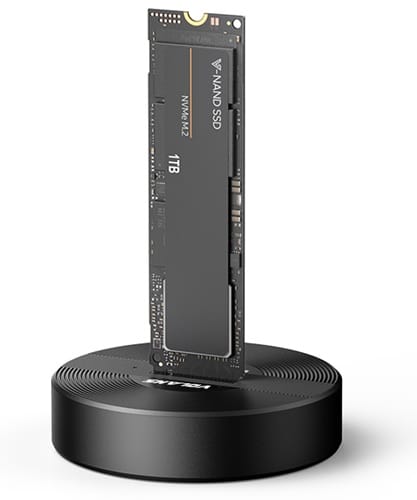Volans VL-DSM2-U4, Aluminium M.2 NVMe SSD Docking Station, Type-C USB4 TB4 Connector, up to 40Gbps Transfer Rate, ASM2464PD Controller, 8TB Max Capacity