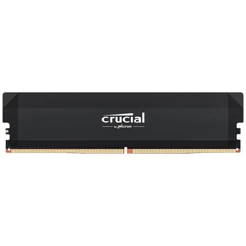 1764044875.jpg *Limits Apply, contact us* Crucial CP32G60C40U5B, Pro Overclocking Desktop Memory With Heatsink, DDR5, 32GB, 6000MHz, CL40, 1.35V. Black