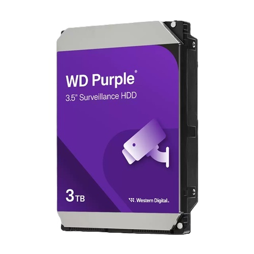 1770188895.jpg Western Digital WD34PURZ, Purple Surveillance HDD, 3TB, 3.5", SATA 6Gb/s, 5400RPM, 128MB Cache, Transfer Speed: Upto 175MB/s