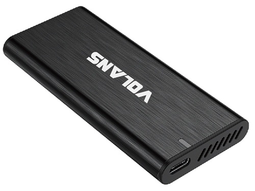 1770702738.jpg Volans VL-UCM2-G, Aluminium NVMe PCIe M.2 SSD to USB3.2 Gen2x2 Type C Enclosure 20Gbps