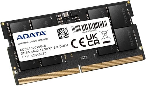 21742534957.jpg Adata AD5S480016G-S, SODIMM, DDR5, 16GB, 4800MHz, CL40