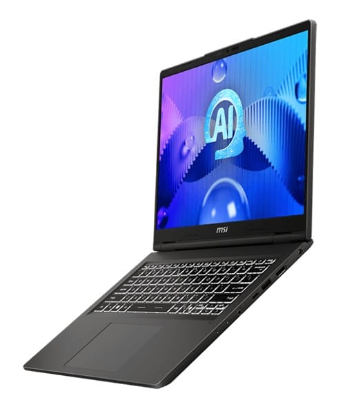 MSI Venture 14 AI A1MG-013AU, 14" 2.8K OLED Screen, Intel Core Ultra 7-155H, 16GB DDR5 RAM, 512GB NVMe SSD, Wireless AX+Bluetooth, Windows 11 Home, Cosmos Grey